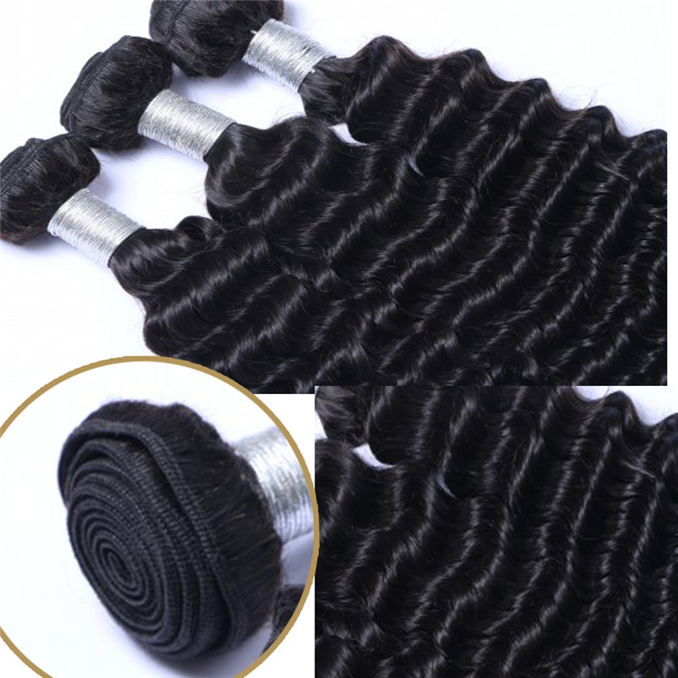 EMEDA Whoelsale china natural peruvian deep wave human hair bundles factory QM034